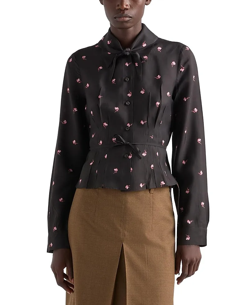 Washed Silk Shirt by Prada