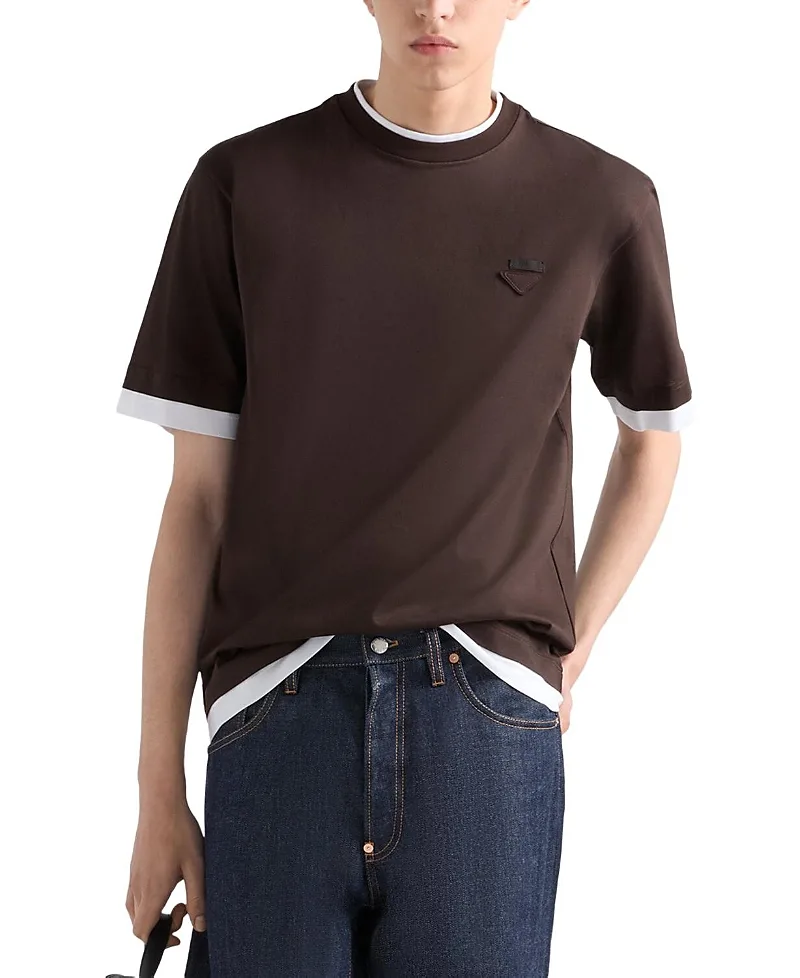 Cotton T-Shirt by Prada