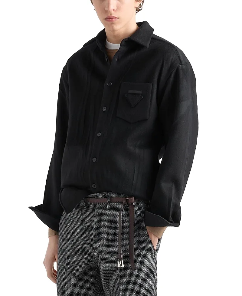 Wool and Cashmere Shirt by Prada