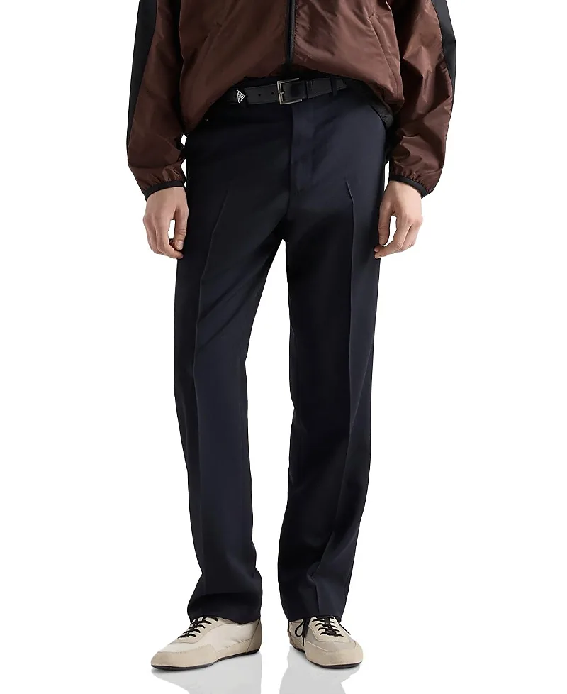 Mohair Wool Pants by Prada