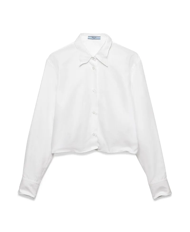 Shapeable Cotton Shirt by Prada