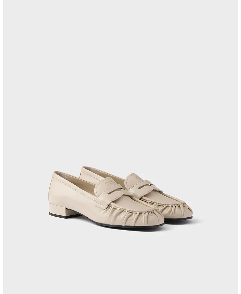 Leather Loafers by Prada