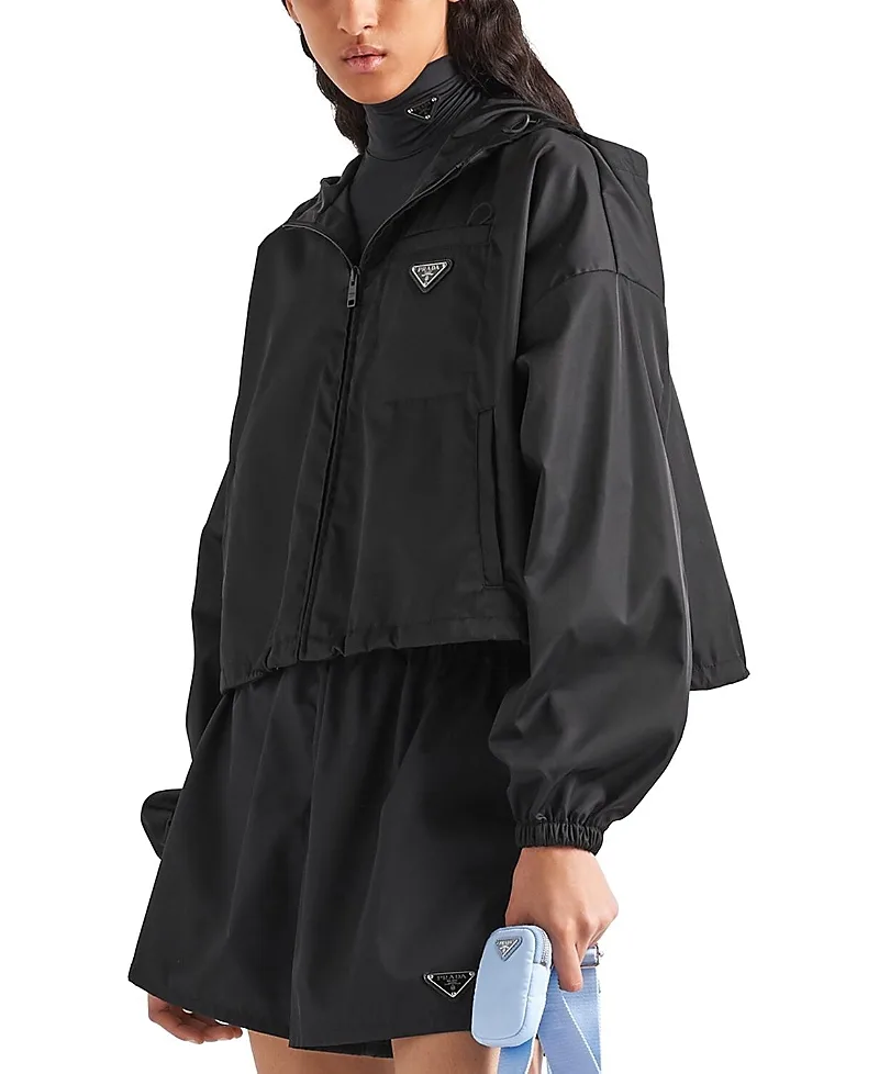 Re-Nylon Cropped Jacket by Prada