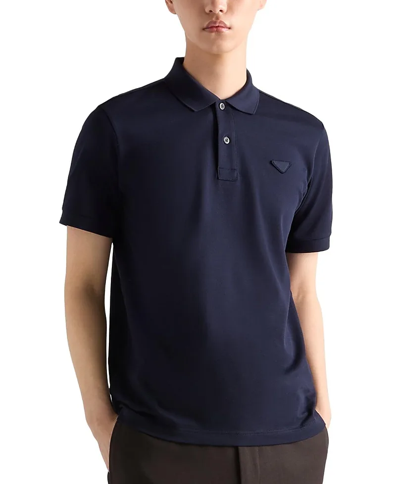 Pique Polo Shirt by Prada