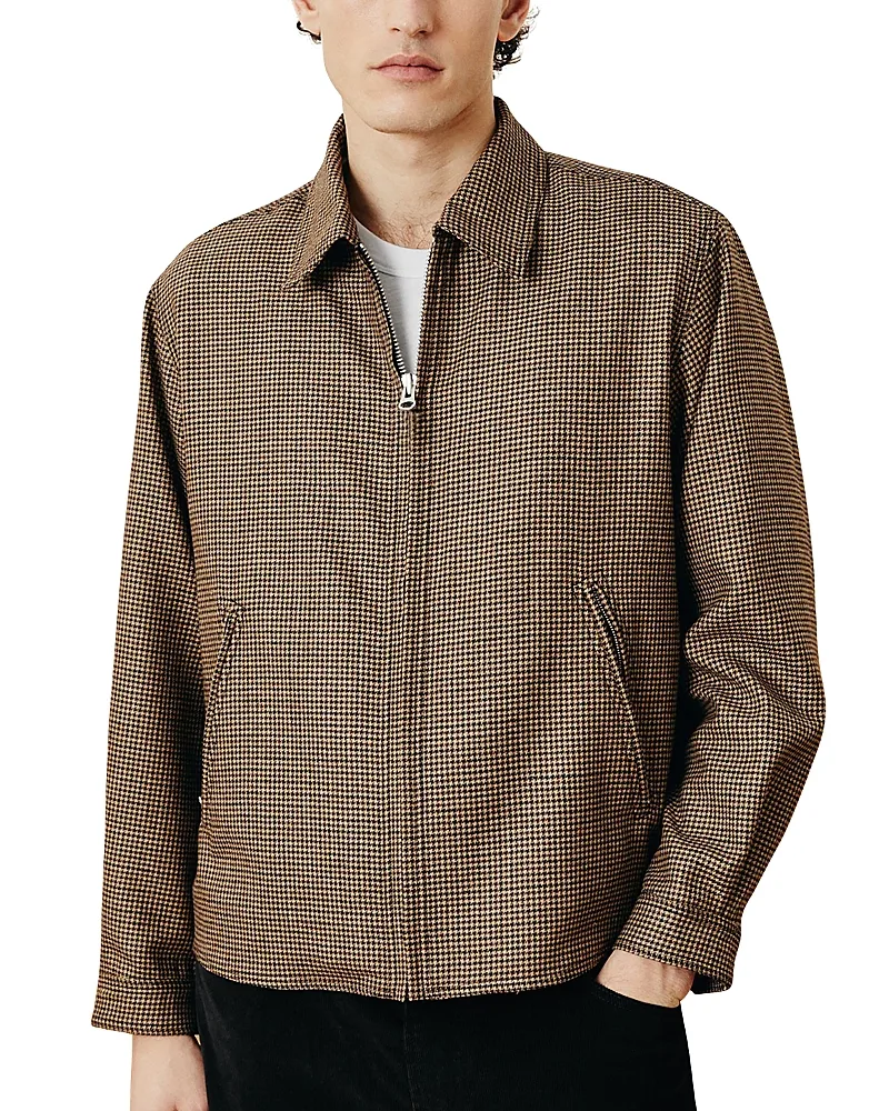 Dekalb Zip Patterned Wool Jacket by Corridor