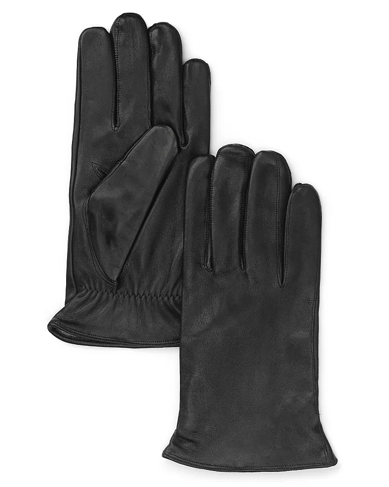 Cashmere Lined Leather Gloves by The Mens Store At Bloomingdales