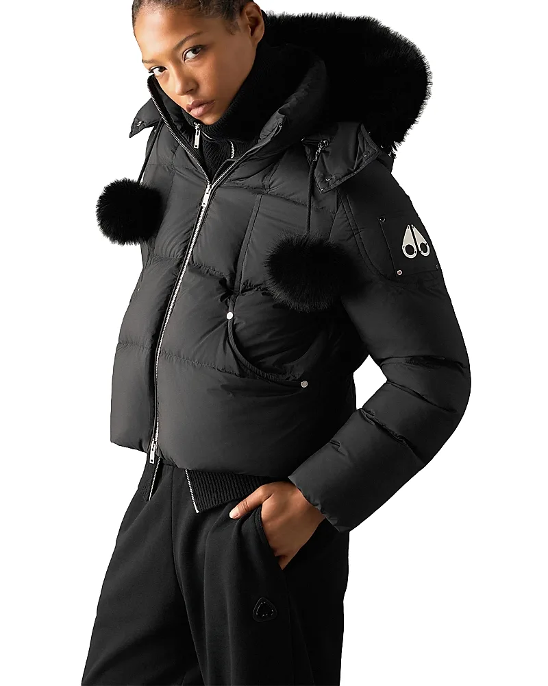 Everest Hooded Down Bomber Jacket by Moose Knuckles