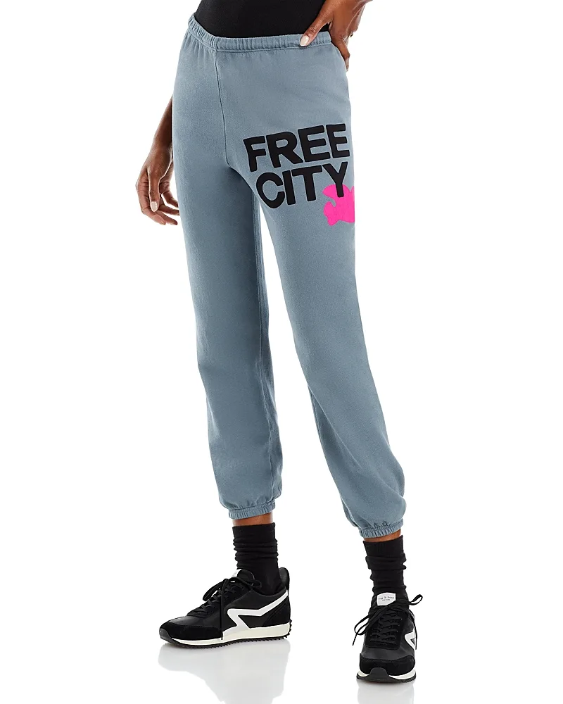 Cotton Logo Sweatpants by Freecity