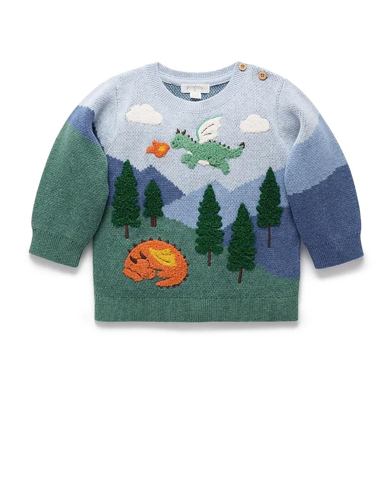Dragon Mountain Jumper by Purebaby