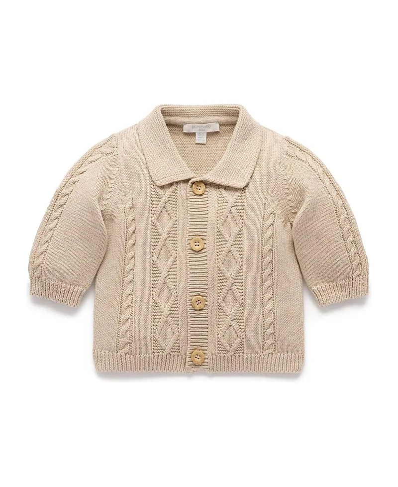 Cable Cardigan by Purebaby