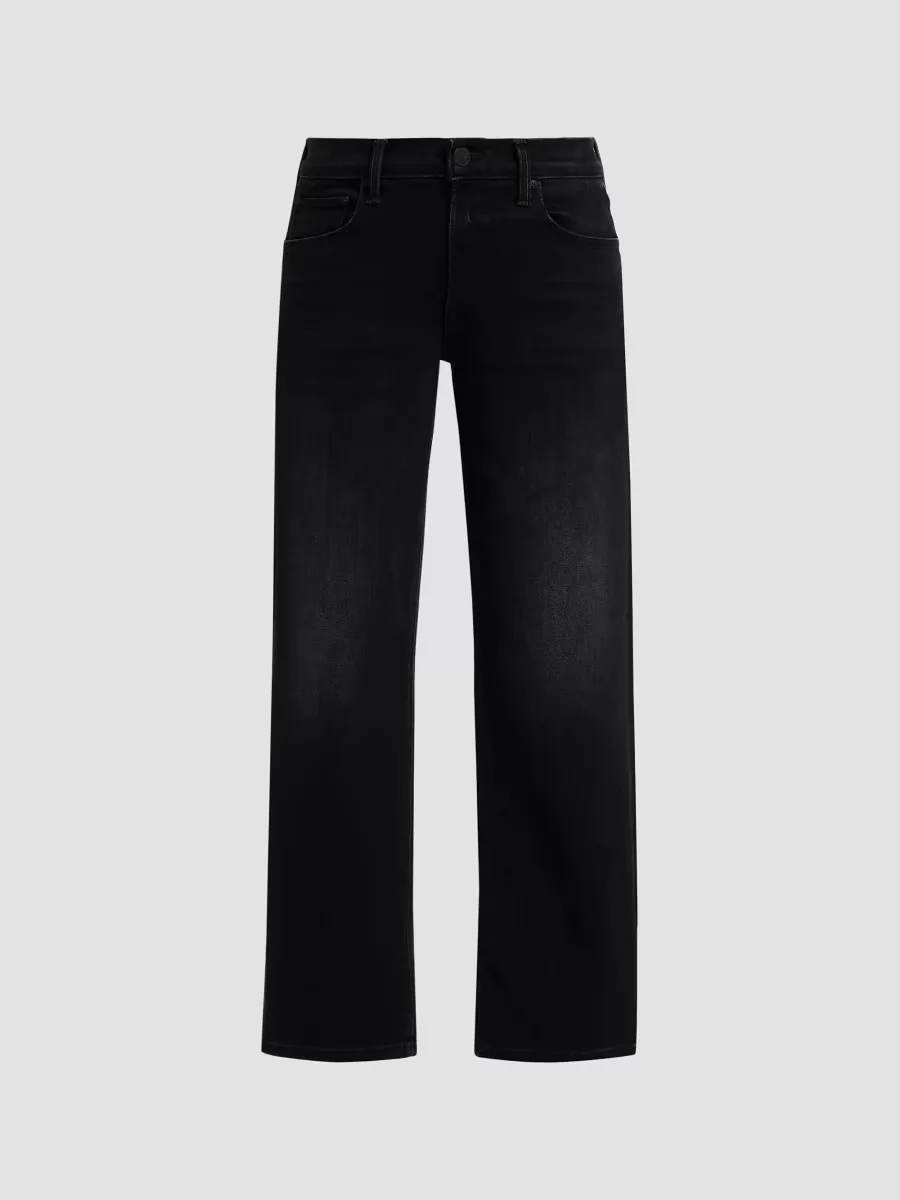 The Rambler Mid-Rise Zip Flood Jeans by MOTHER
