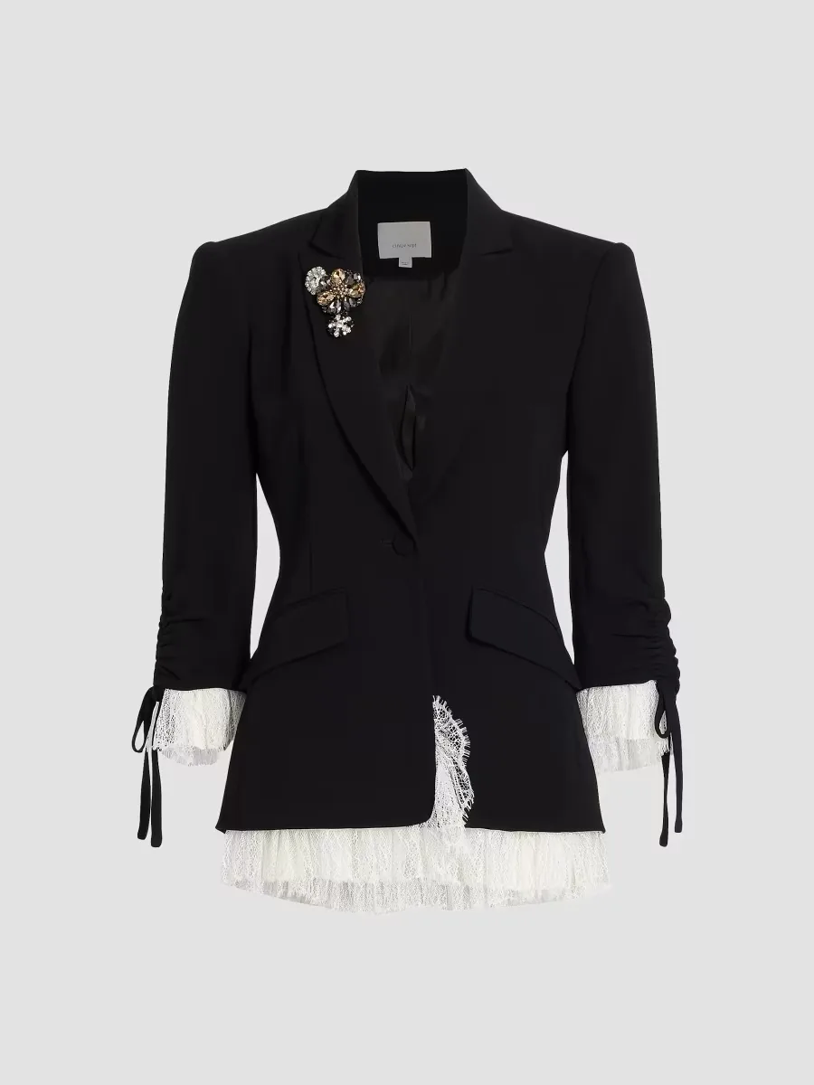 Roxie Crepe Blazer by Cinq  Sept