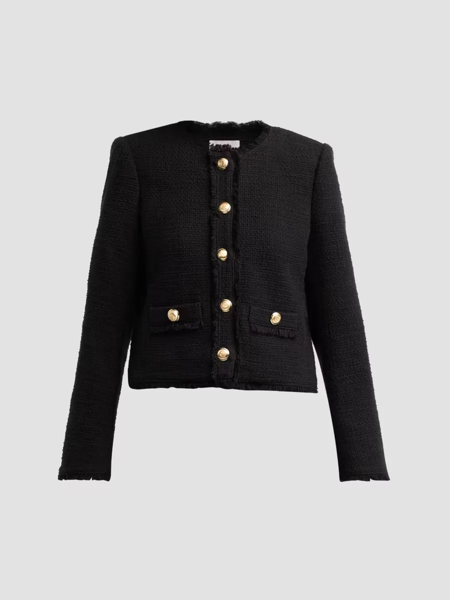 Christie Cotton Tweed Jacket by Cinq  Sept