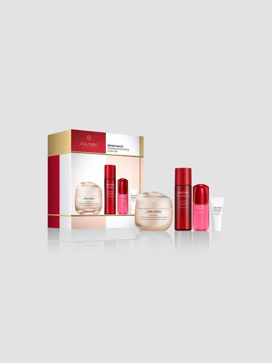 Benefiance Hydrating & Smoothing Cream 4-Piece Set by Shiseido