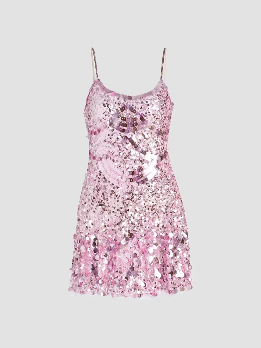 Liria Sequined Minidress by LoveShackFancy