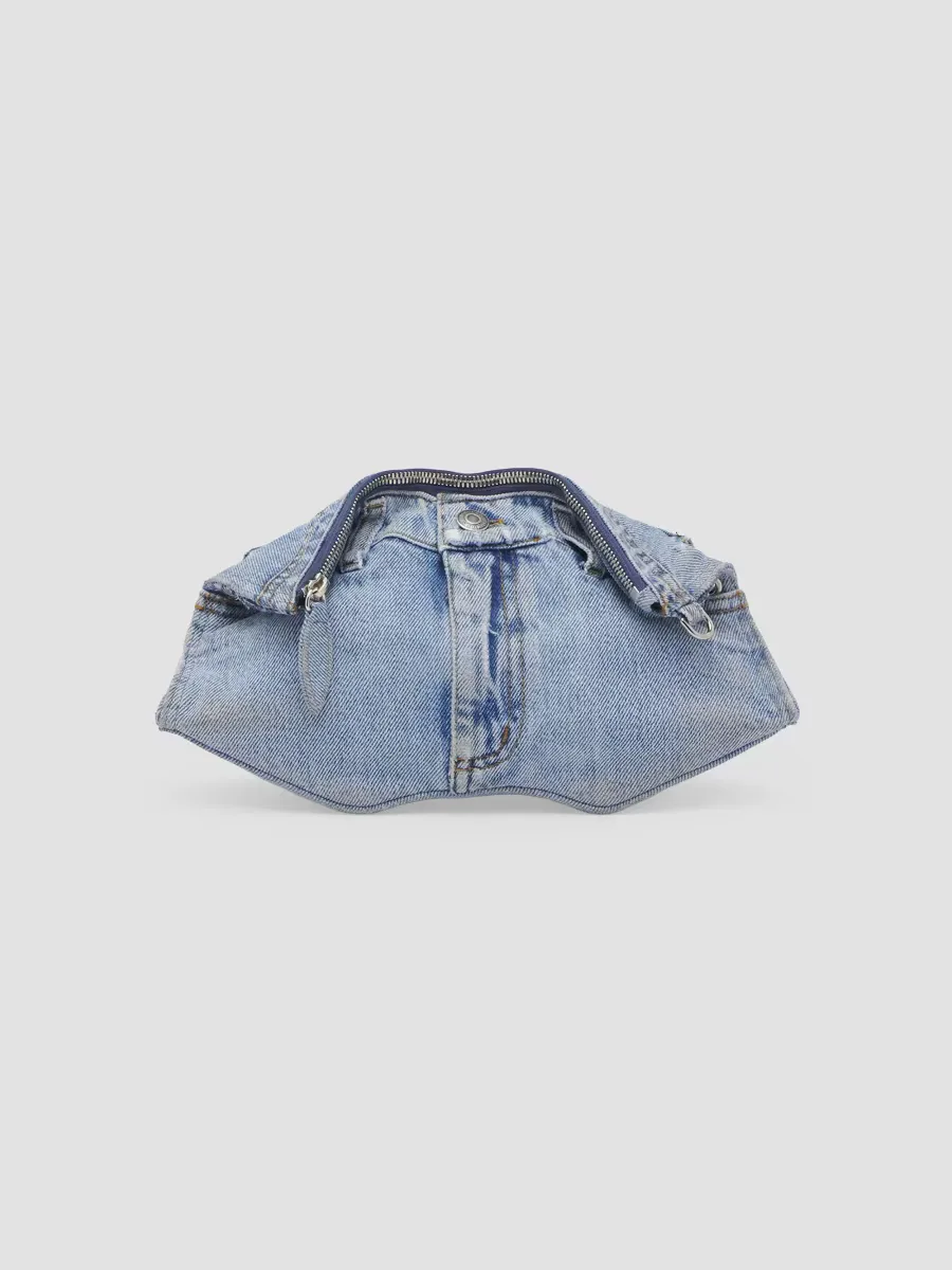 Manta Denim Clutch by McQueen