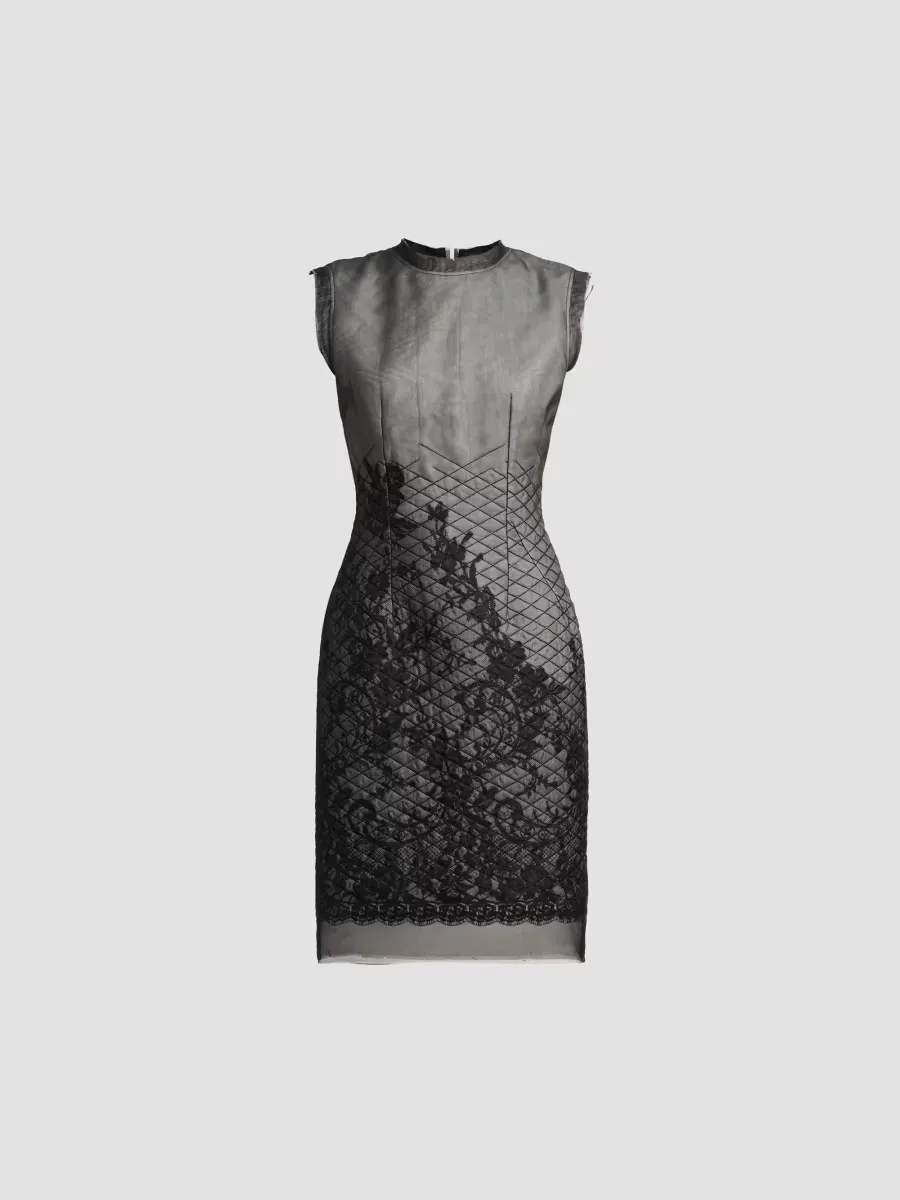 Quilted Lace Dress by McQueen