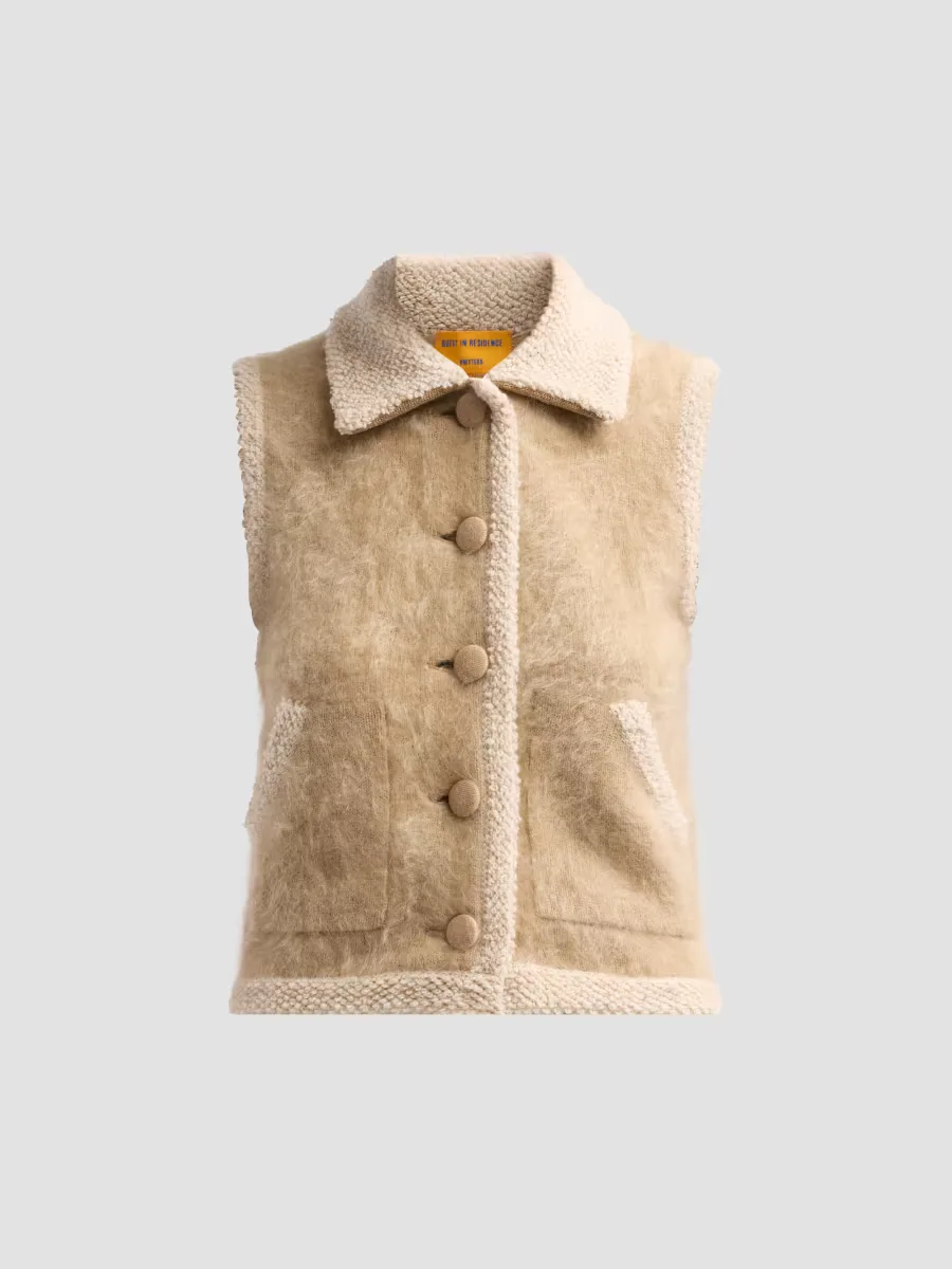 Grizzly Wrangler Cashmere Vest by Guest in Residence