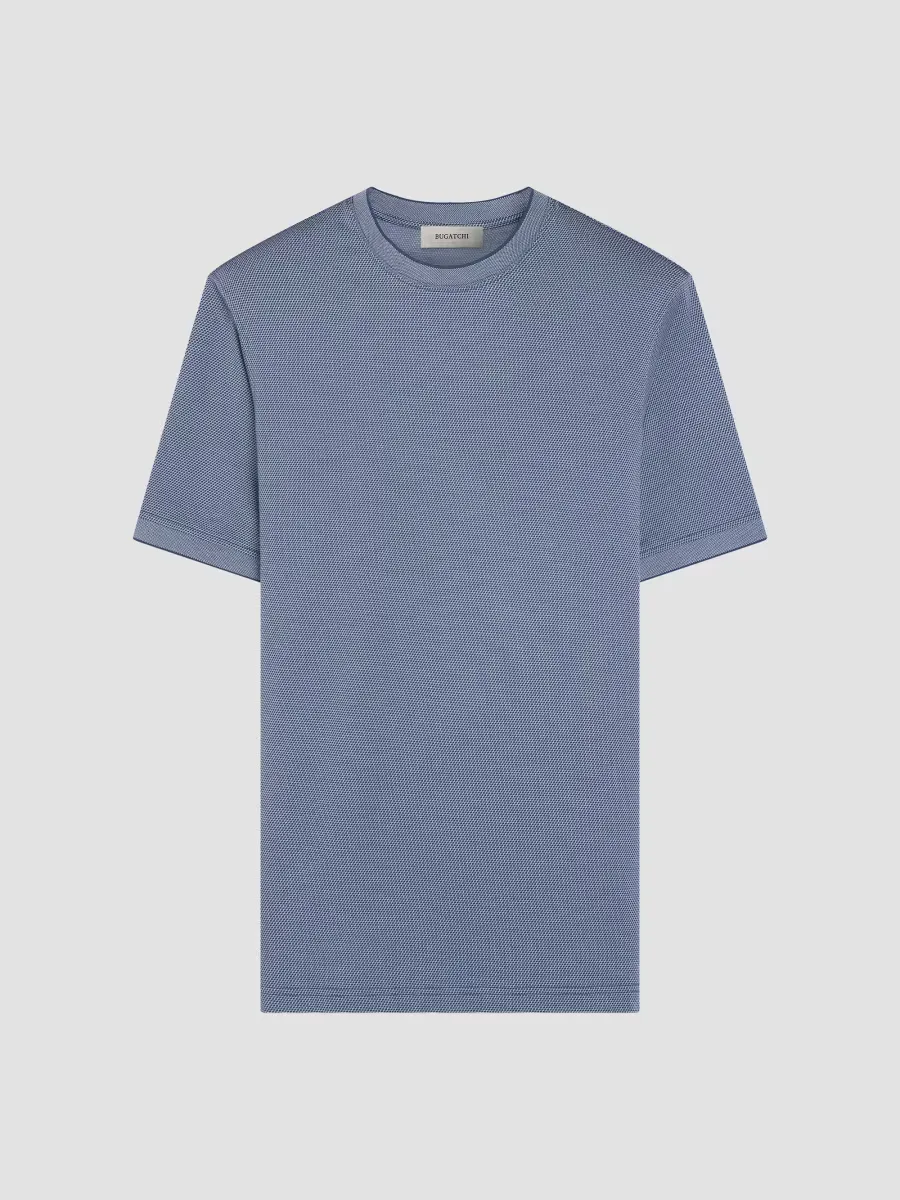 Mercerized Cotton Crewneck T-Shirt by BUGATCHI