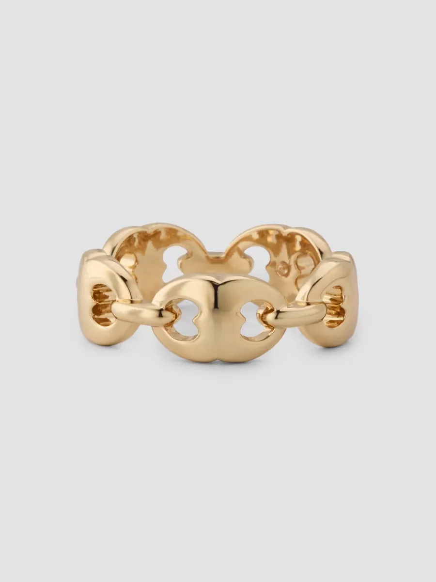 Gemini 18K-Gold-Plated Ring by Tory Burch