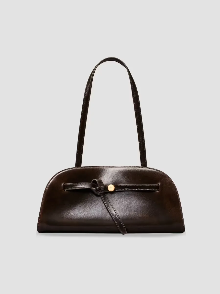 Romy Leather East West Bauletto Bag
