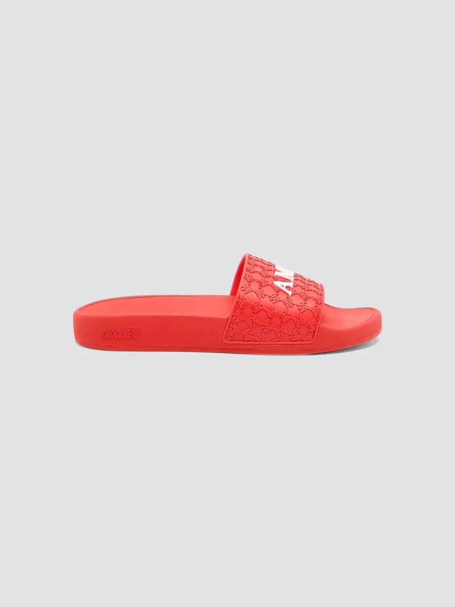 Ma Quad Logo Slide Sandals by AMIRI