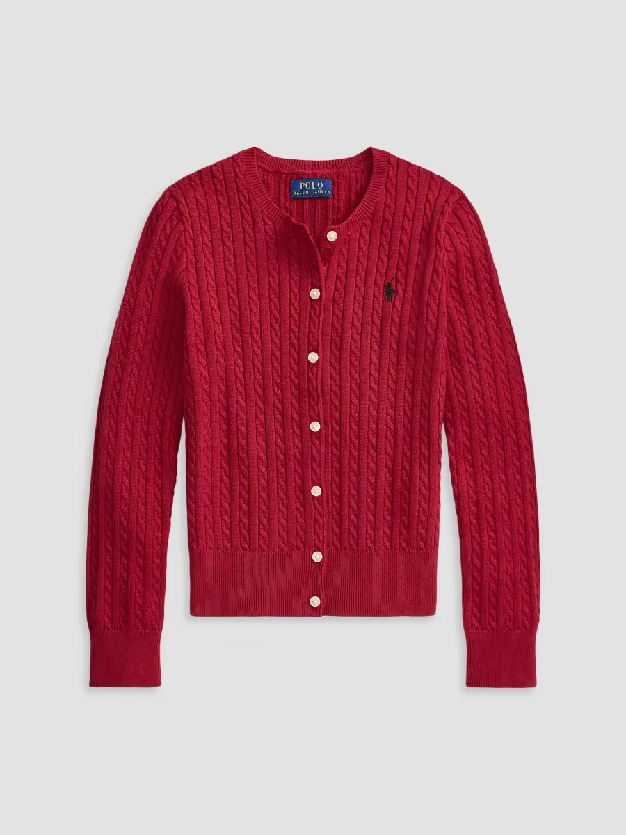 Mini-Cable Cotton Cardigan by Polo Ralph Lauren