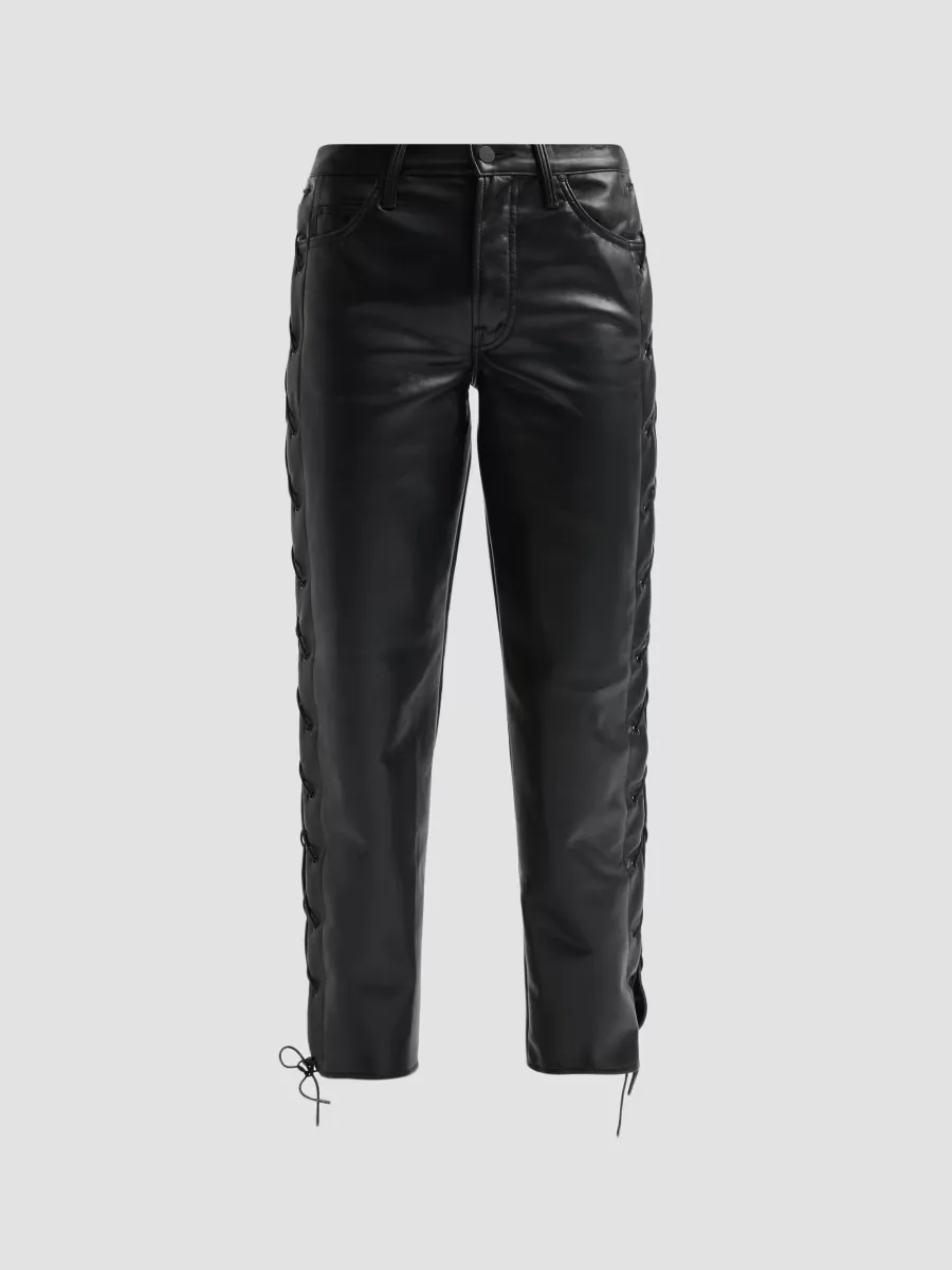 The Lace-Up Zip Hiker Hover Pants by MOTHER