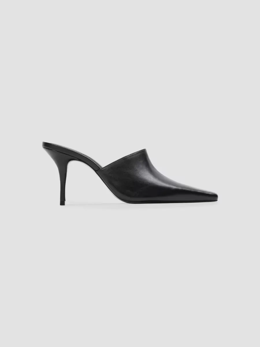 Mesa 80MM Mules by Black Suede Studio