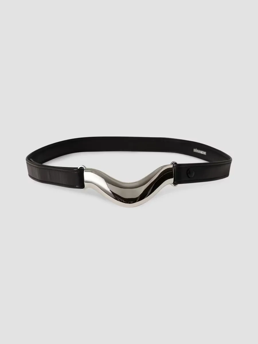 Brancusi Leather Belt by Dhanche