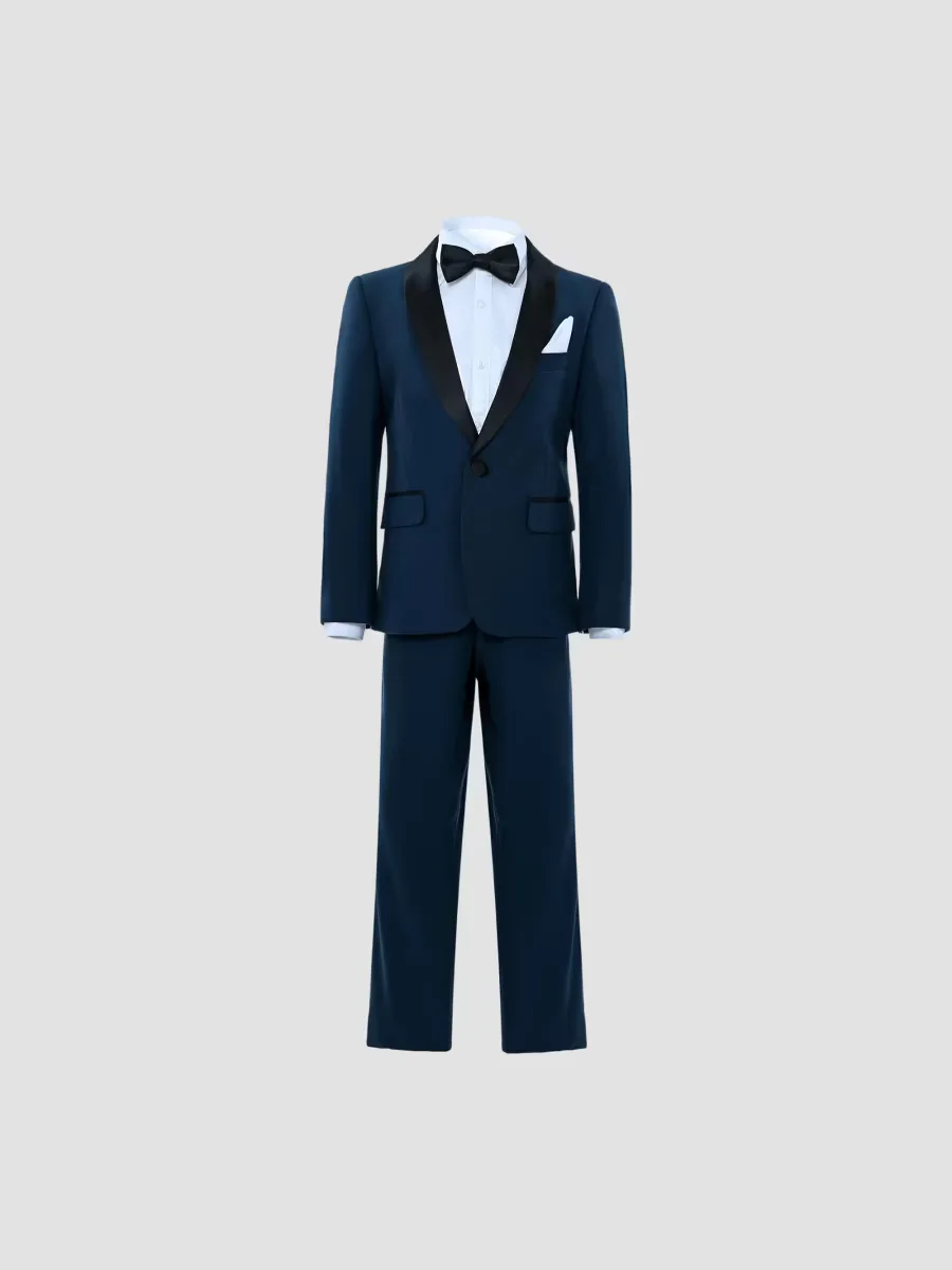 Shawl Lapel Wool Suit by Moustache