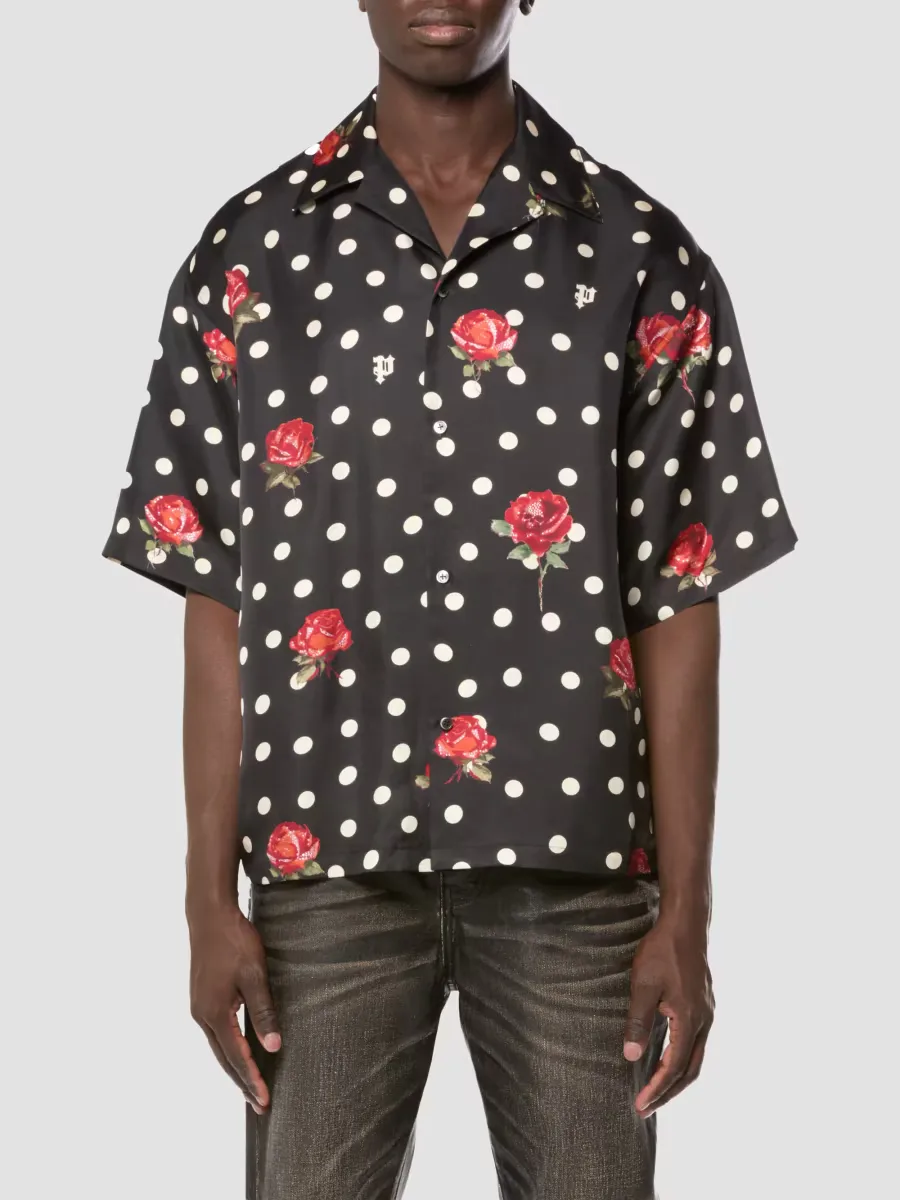 Printed Silk-Blend Camp Shirt by Purple Brand
