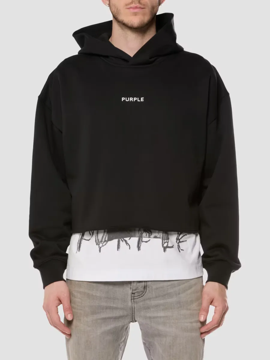 Cotton Double-Layer T-Shirt & Hoodie by Purple Brand