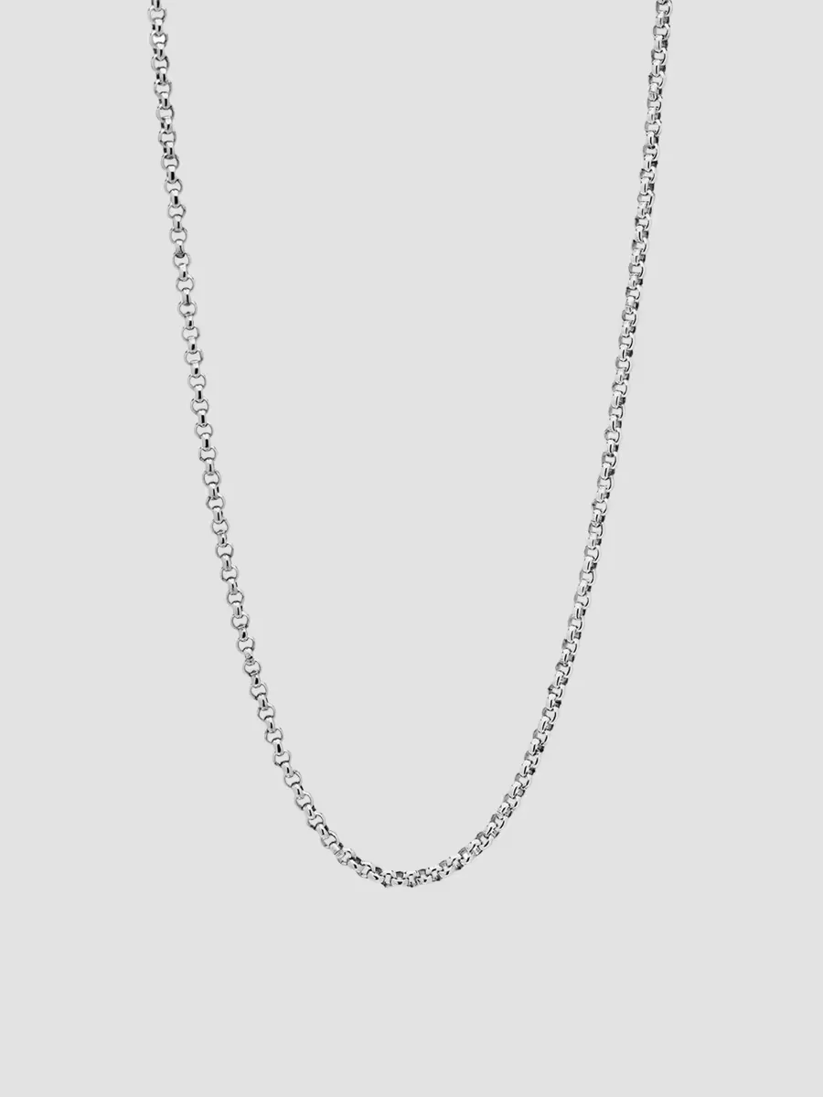 Sterling Silver Rolo Chain Necklace by Konstantino