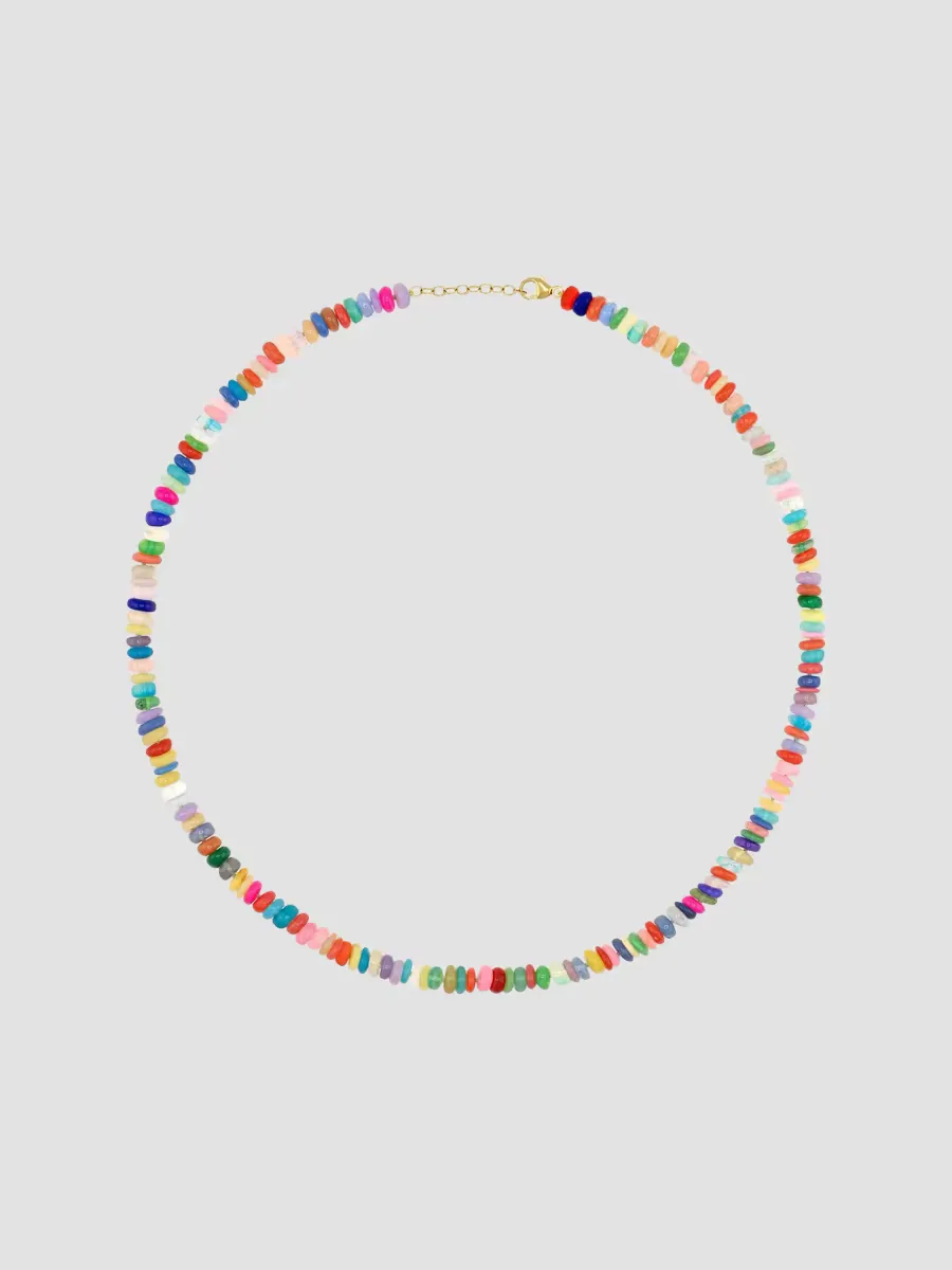 Solel 14K Yellow Gold & Opal Bead Necklace by Jia Jia