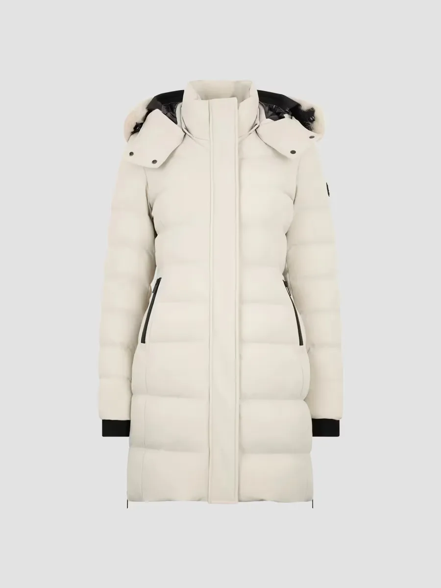 Nyluxe Watershed 3 Shearling-Trim Hooded Down Parka