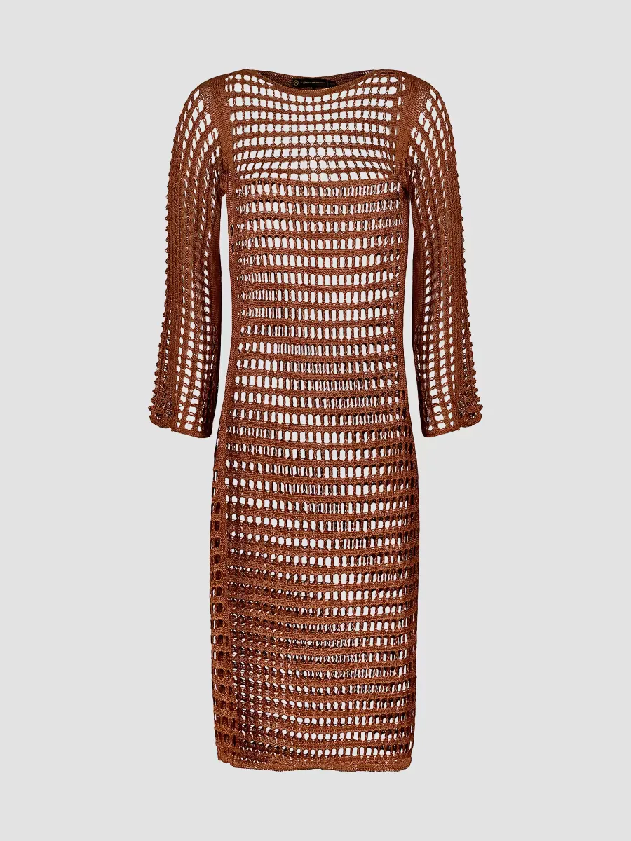 ViX by Paula Hermanny Belle Open-Knit Maxi Dress