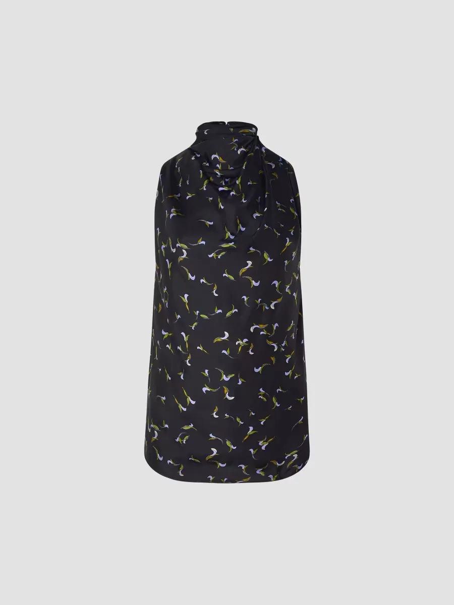 Sleary Floral Halter Top by Altuzarra