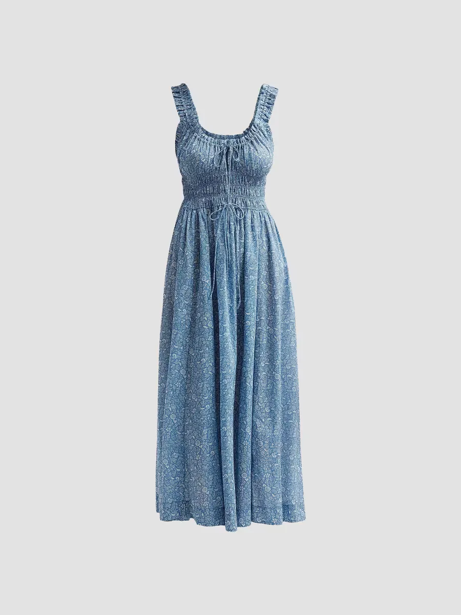 Emmaretta Floral Cotton Midi Dress