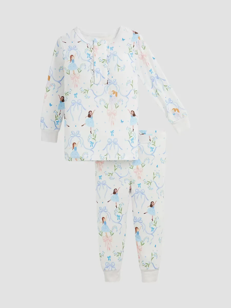 It Takes Tutu Ballerina-Print Pajamas by Magnetic Me