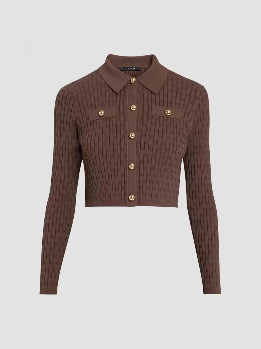 Posie Compact Knit Jacket by Toccin