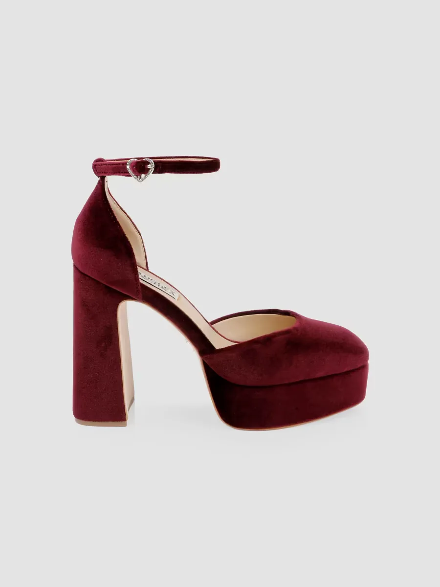 Jayda Velvet Platform Pumps by Badgley Mischka