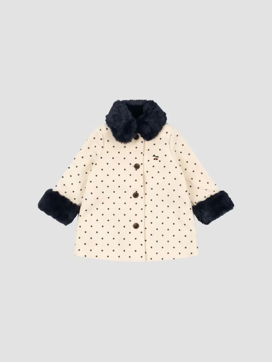 Porsia Polka Dot Coat by Konges Slojd