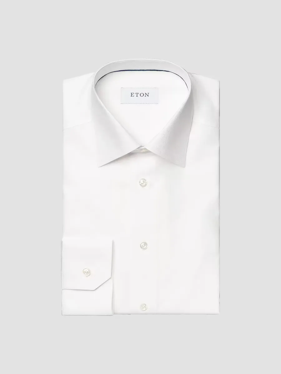 Geometric Jacquard Slim-Fit Shirt by Eton