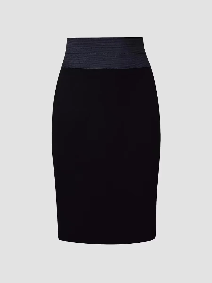 Essentials High-Waist Pencil Skirt by Akris Punto