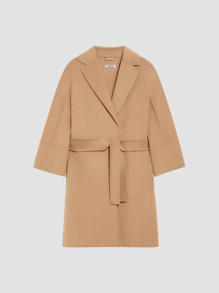 Short Double Faced Wool Coat