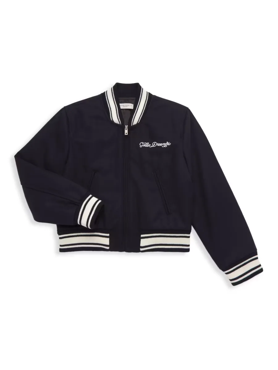 Golden Wool-Blend Bomber Jacket by Golden Goose