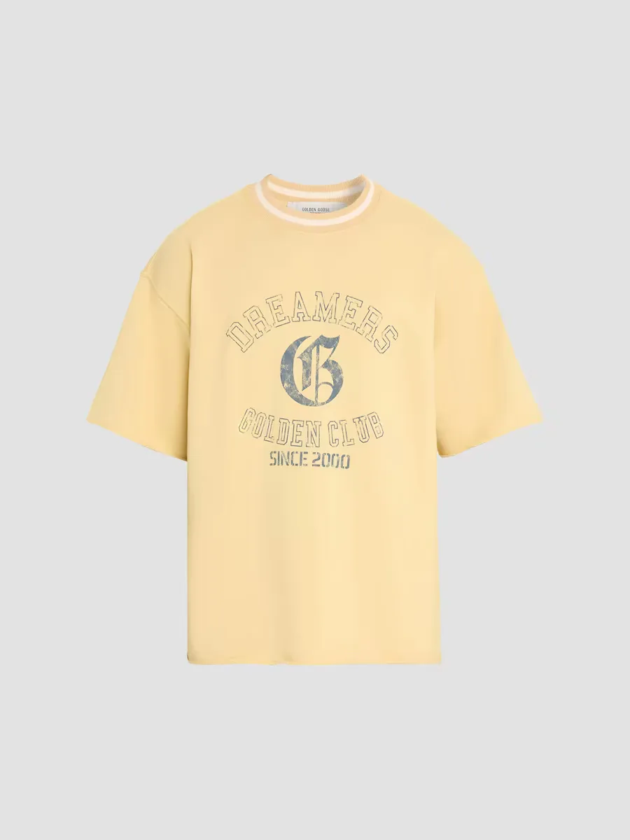 Journey Cotton Fleece Short-Sleeve T-Shirt by Golden Goose