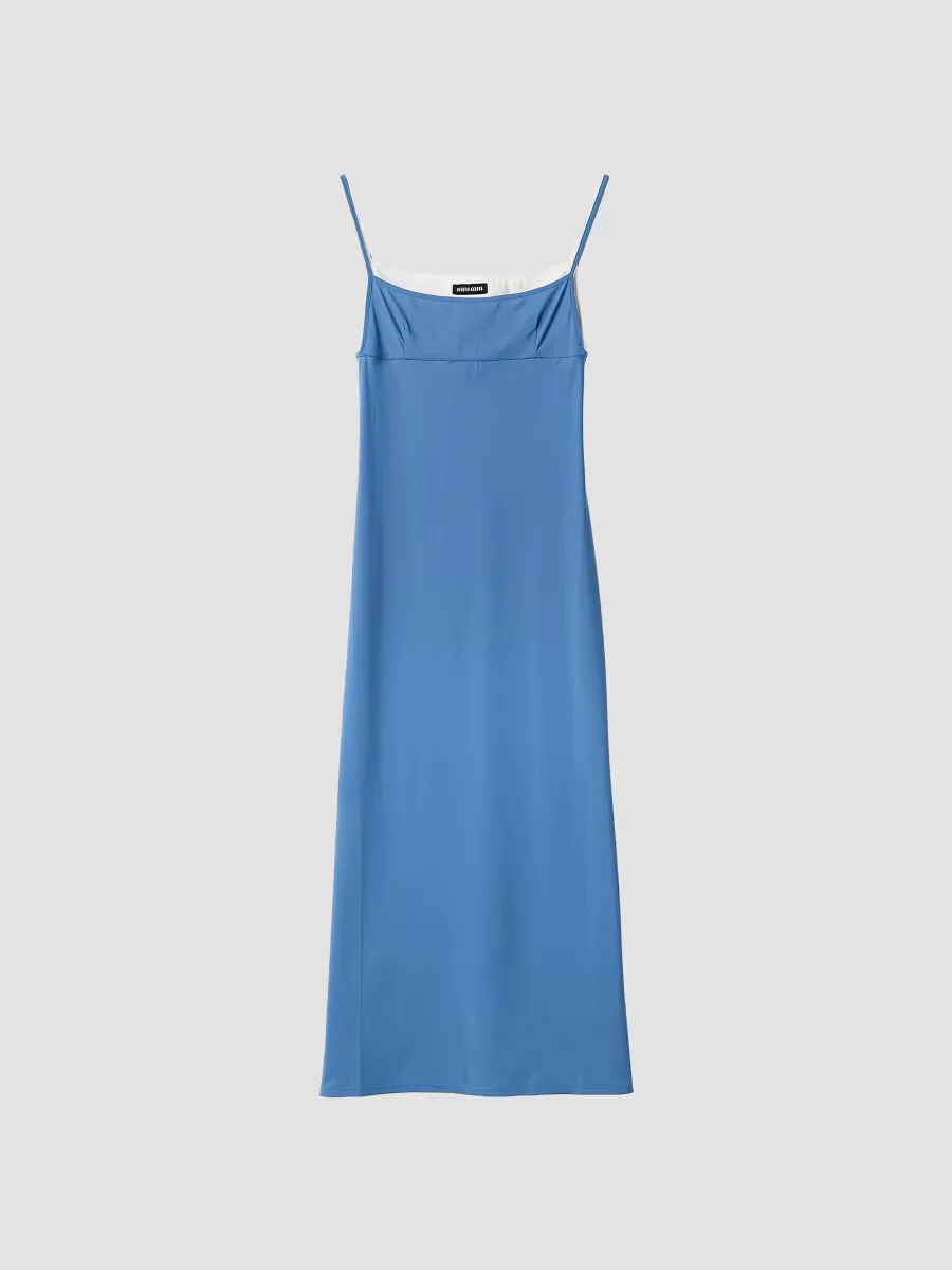 Stretch Jersey Midi Dress by Miu Miu