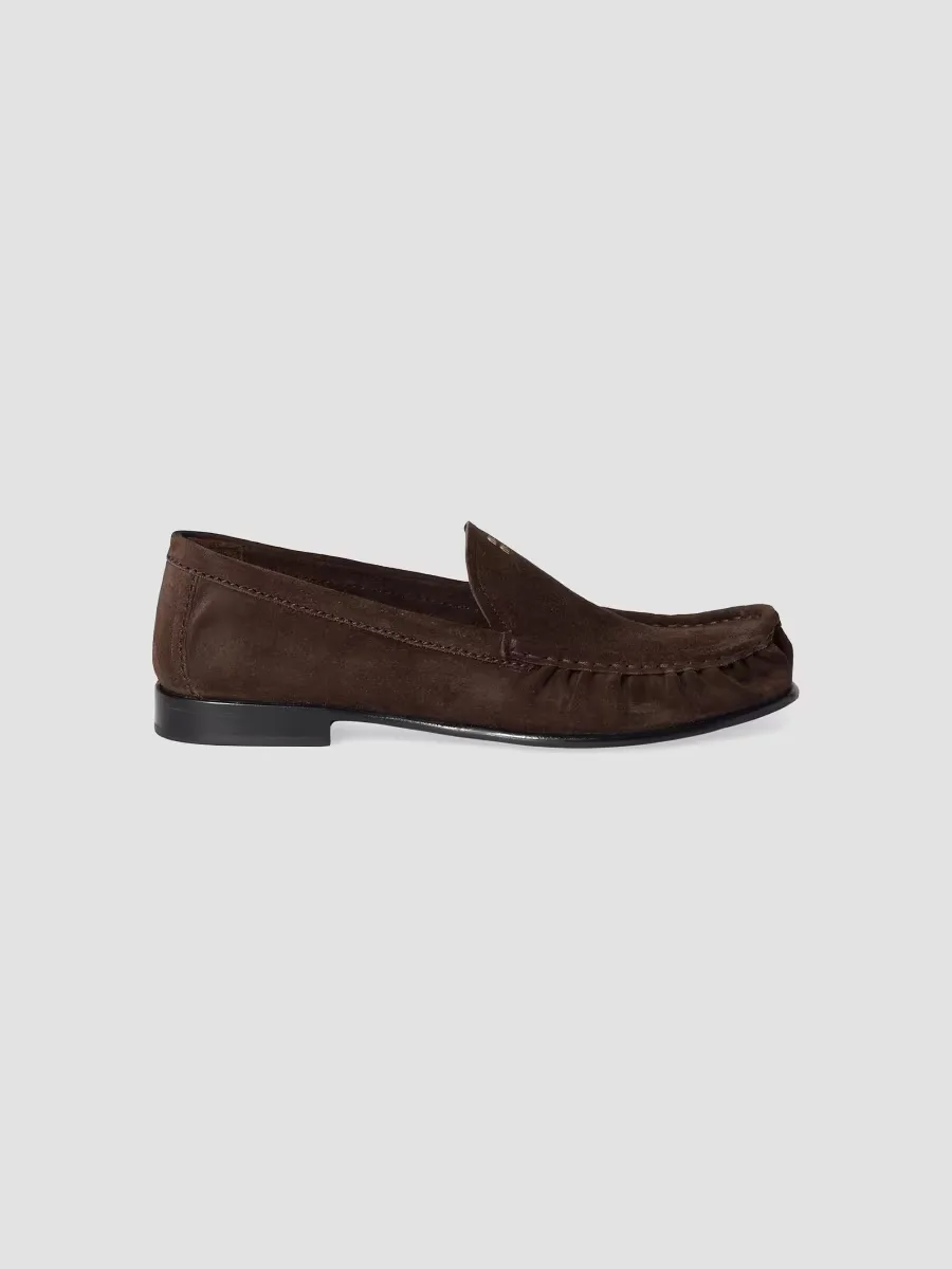 Suede Loafers by Miu Miu